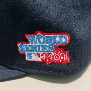 New York Yankees 1981 World Series Side Patch Hat size 7 1/2.